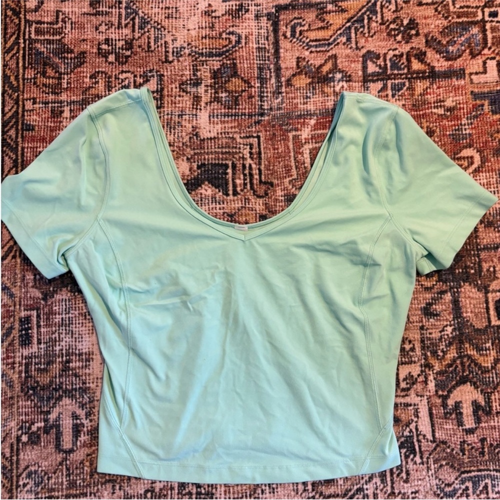 Mint Green Lululemon Top Size 8
